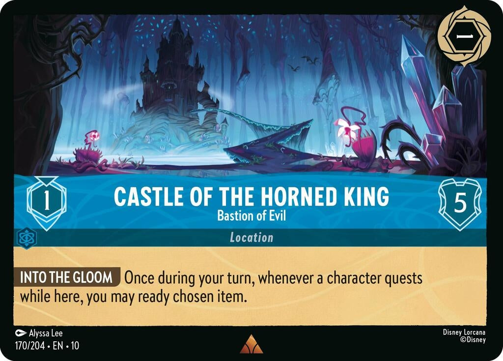 Image for Castle of the Horned King - Bastion of Evil (170/204) [Whispers in the Well] - Disney Lorcana