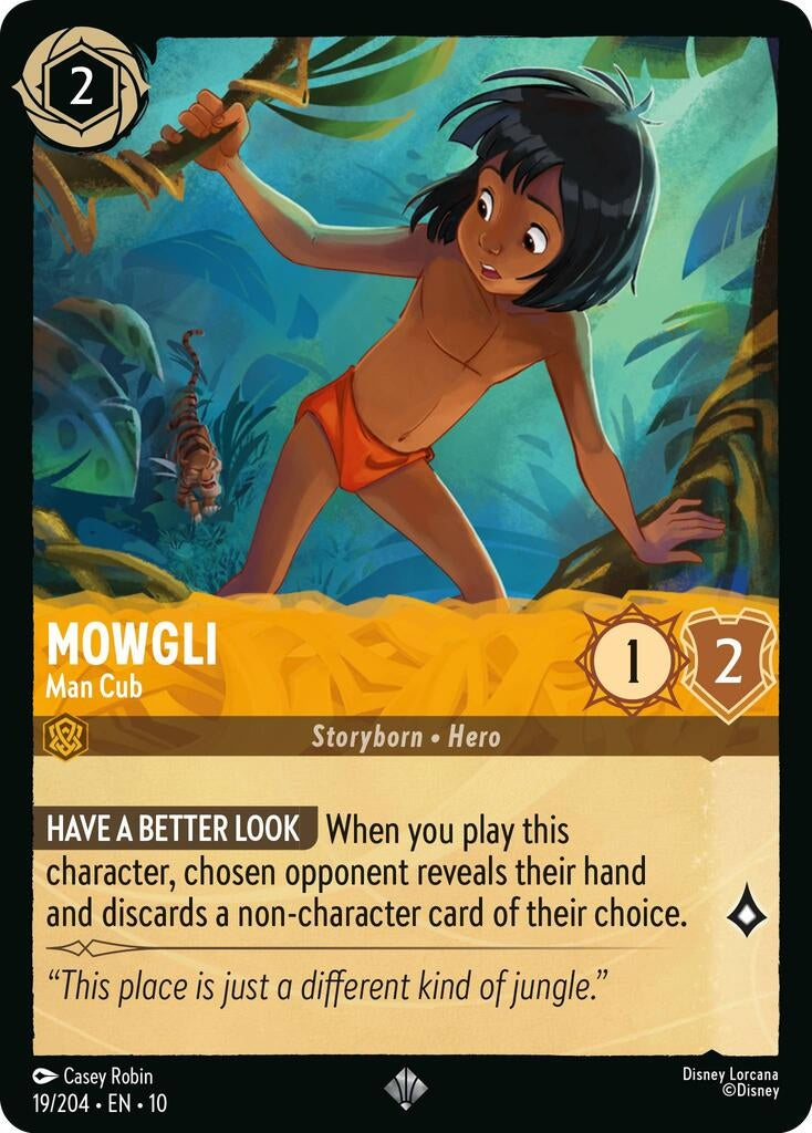 Image for Mowgli - Man Cub (19/204) [Whispers in the Well] - Disney Lorcana