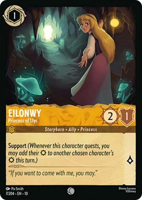 Image for Eilonwy - Princess of Llyr (7/204) [Whispers in the Well] - Disney Lorcana
