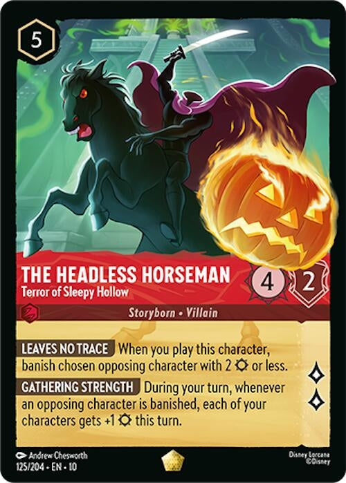 Image for The Headless Horseman - Terror of Sleepy Hollow (125/204) [Whispers in the Well] (Cold Foil) - Disney Lorcana
