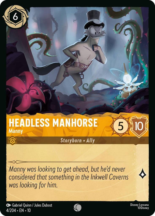 Image for Headless Manhorse - Manny (4/204) [Whispers in the Well] - Disney Lorcana