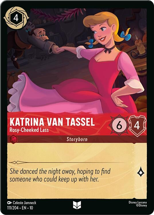 Image for Katrina Van Tassel - Rosy-Cheeked Lass (111/204) [Whispers in the Well] (Cold Foil) - Disney Lorcana