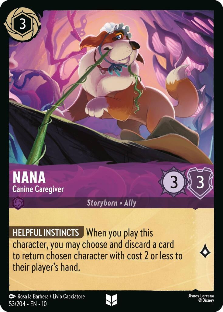 Image for Nana - Canine Caregiver (53/204) [Whispers in the Well] - Disney Lorcana
