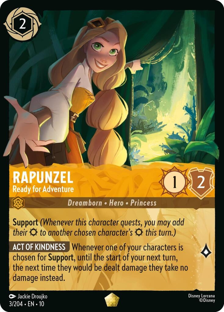 Image for Rapunzel - Ready for Adventure (3/204) [Whispers in the Well] (Cold Foil) - Disney Lorcana