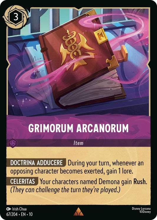 Image for Grimorum Arcanorum (67/204) [Whispers in the Well] - Disney Lorcana