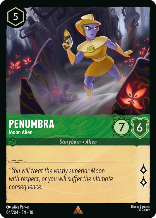 Image for Penumbra - Moon Alien (84/204) [Whispers in the Well] (Cold Foil) - Disney Lorcana