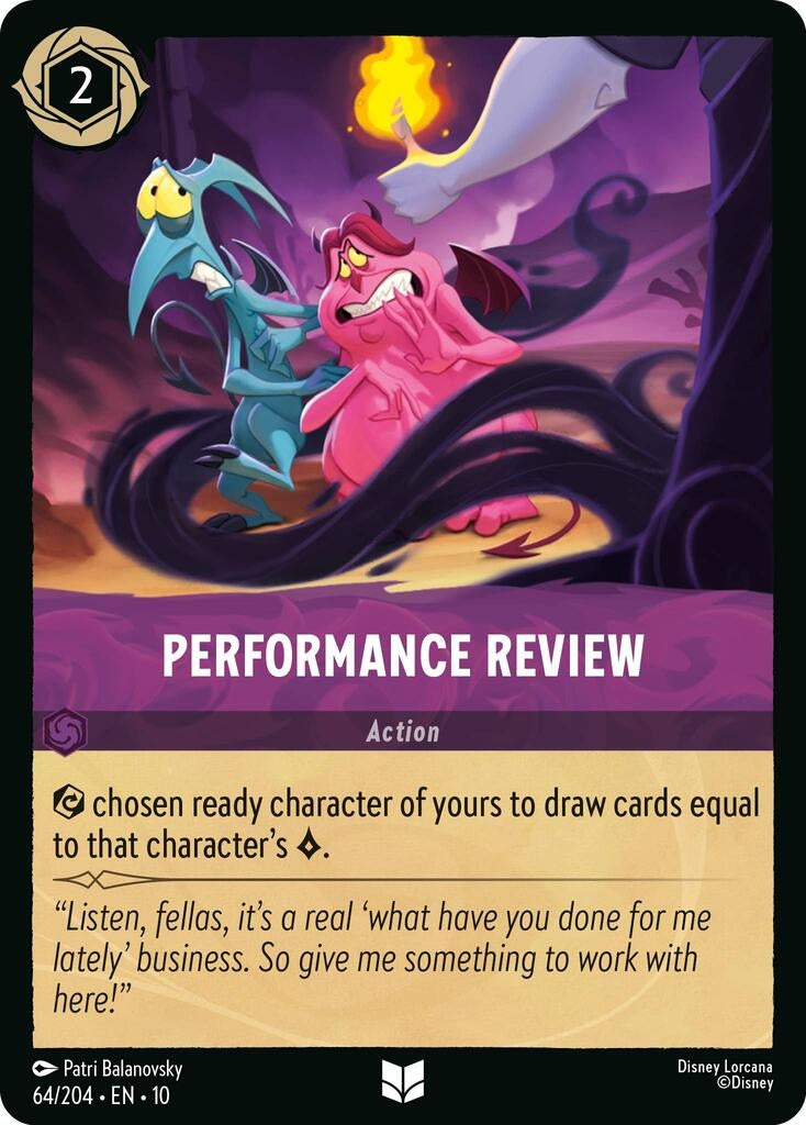 Image for Performance Review (64/204) [Whispers in the Well] - Disney Lorcana