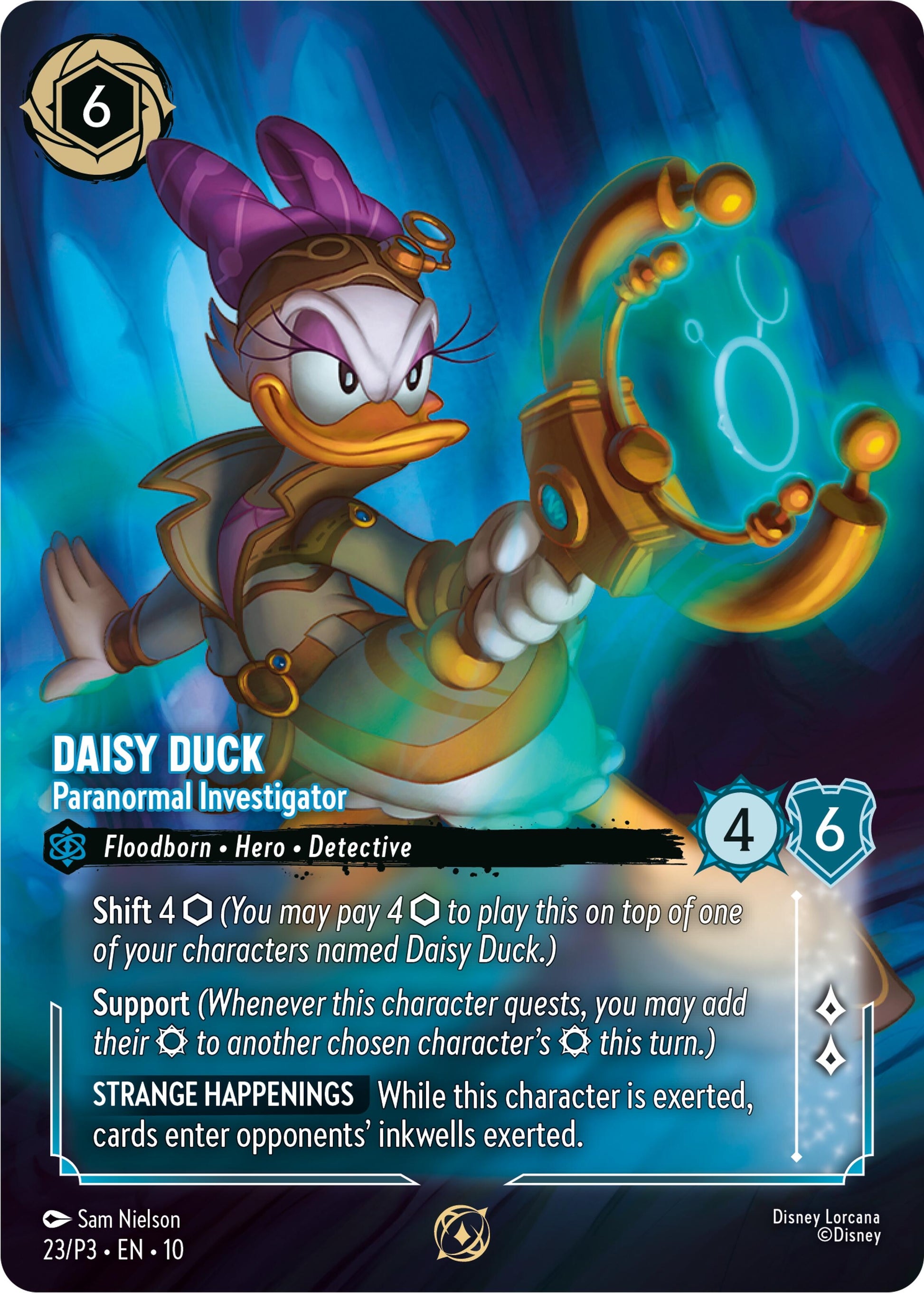Image for Daisy Duck - Paranormal Investigator (Store Championship Participant) (23) [Disney Lorcana Promo Cards] - Disney Lorcana