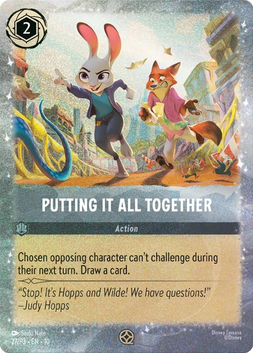 Image for Putting It All Together (27) [Disney Lorcana Promo Cards] (Holofoil) - Disney Lorcana