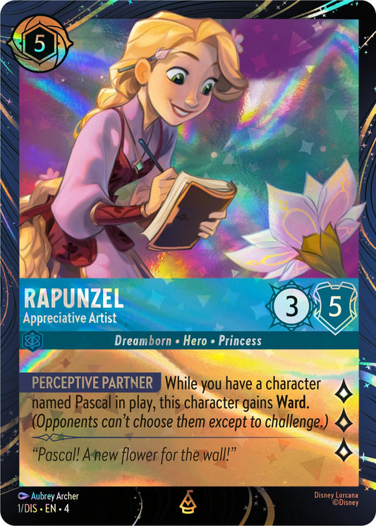 Image for Rapunzel - Appreciative Artist (1) [Disney Lorcana Promo Cards] (Holofoil) - Disney Lorcana
