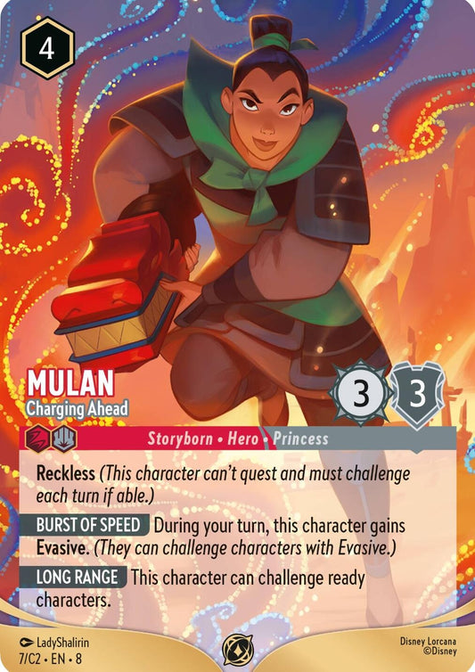Image for Mulan - Charging Ahead (7) [Disney Lorcana Promo Cards] - Disney Lorcana