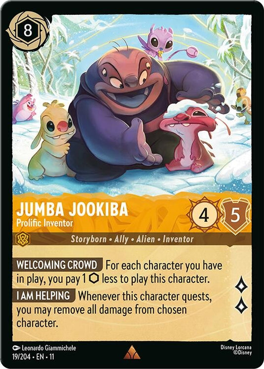 Image for Jumba Jookiba - Prolific Inventor (19/204) [Winterspell] (Cold Foil) - Disney Lorcana