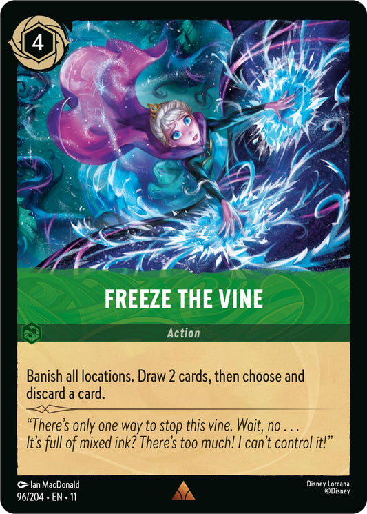 Image for Freeze the Vine (96/204) [Winterspell] (Cold Foil) - Disney Lorcana