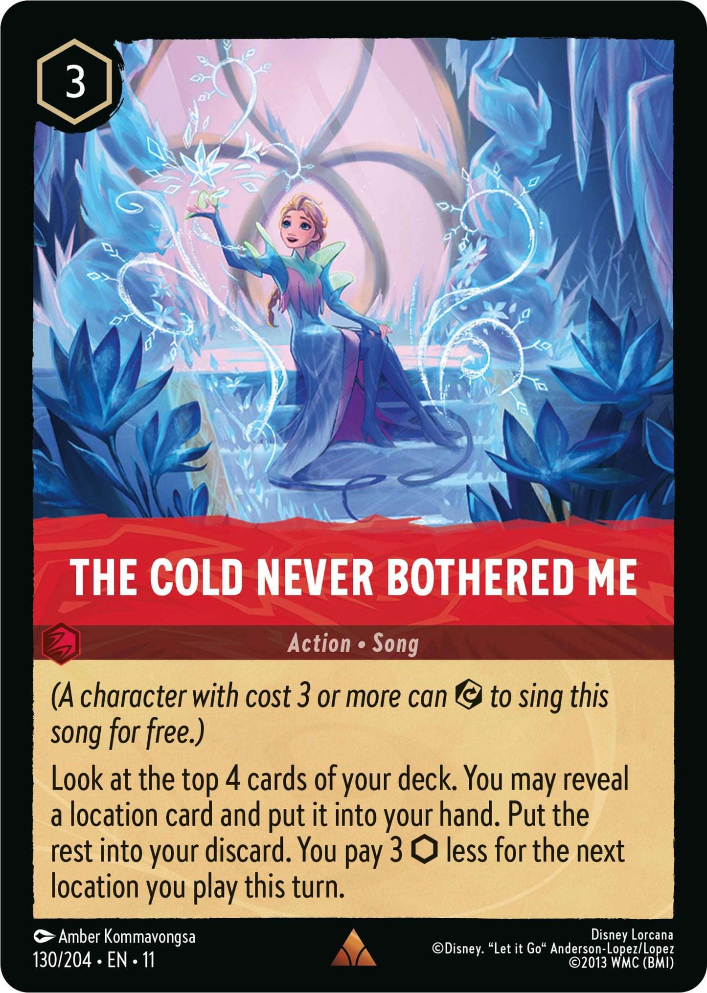 Image for The Cold Never Bothered Me (130/204) [Winterspell] (Cold Foil) - Disney Lorcana