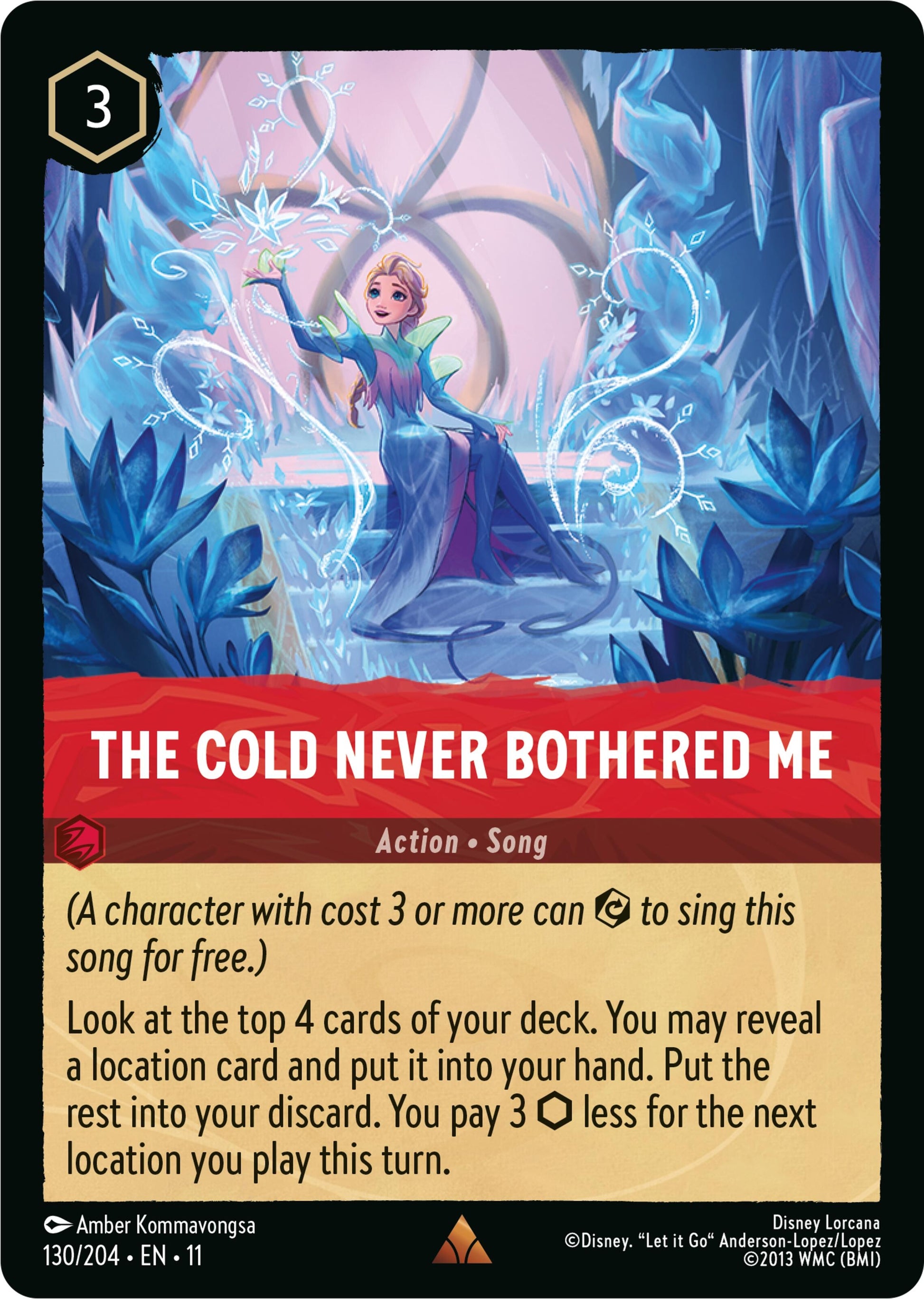 Image for The Cold Never Bothered Me (130/204) [Winterspell] (Cold Foil) - Disney Lorcana