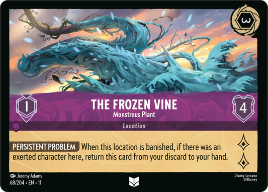 Image for The Frozen Vine - Monstrous Plant (68/204) [Winterspell] (Cold Foil) - Disney Lorcana