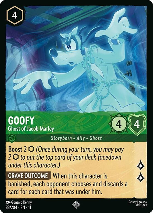 Image for Goofy - Ghost of Jacob Marley (83/204) [Winterspell] (Cold Foil) - Disney Lorcana