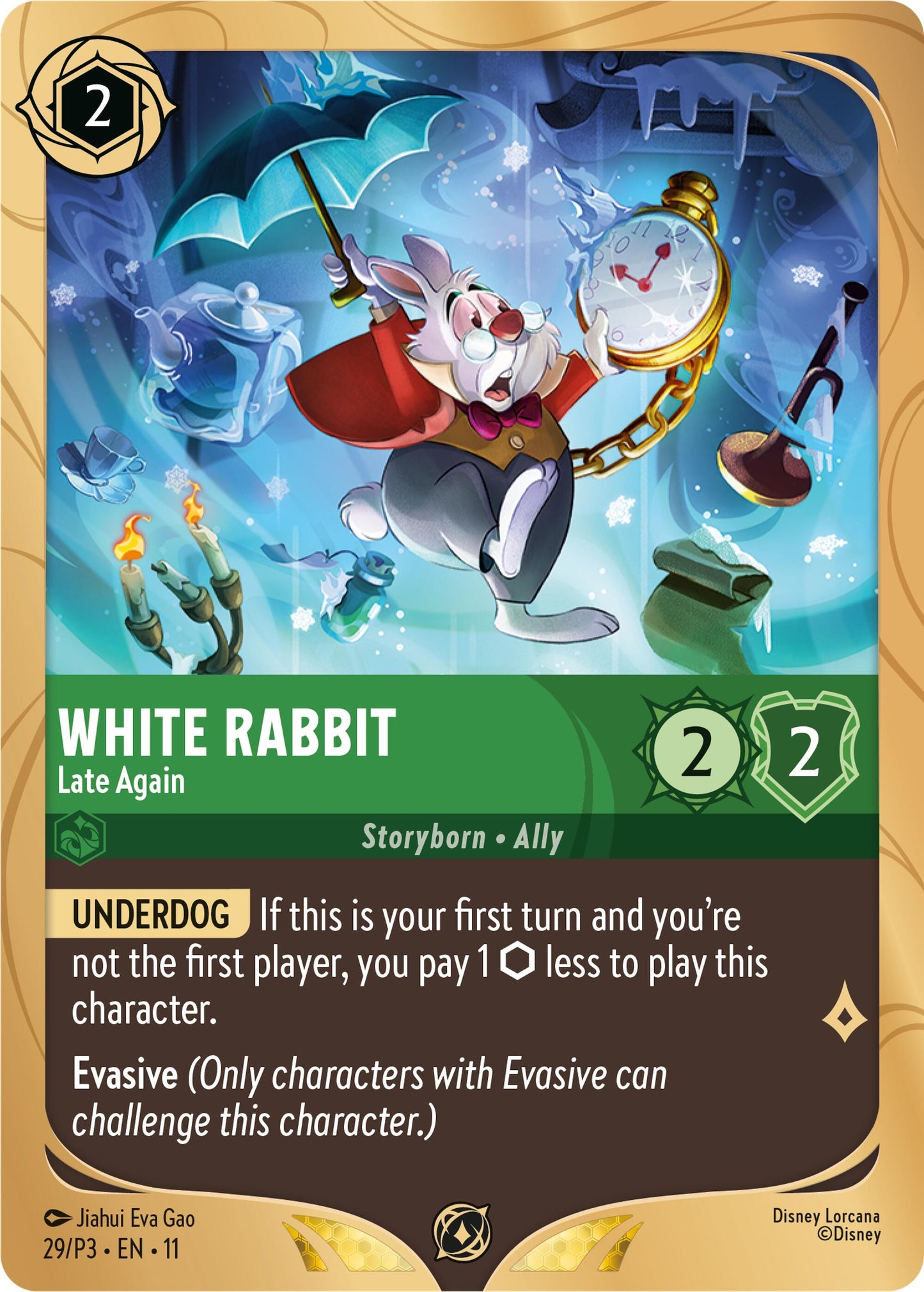 Image for White Rabbit - Late Again (29) [Disney Lorcana Promo Cards] (Holofoil) - Disney Lorcana