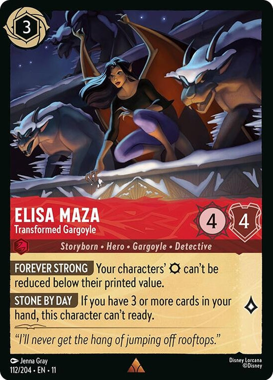 Image for Elisa Maza - Transformed Gargoyle (112/204) [Winterspell] - Disney Lorcana