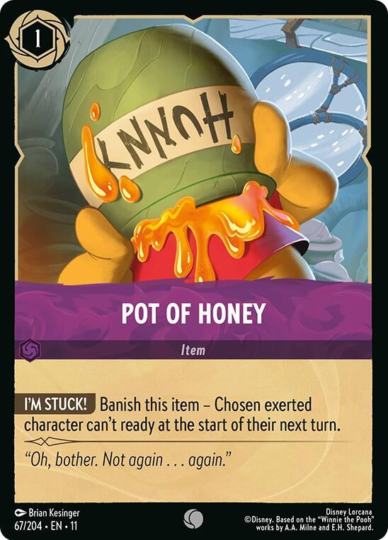 Image for Pot of Honey (67/204) [Winterspell] - Disney Lorcana