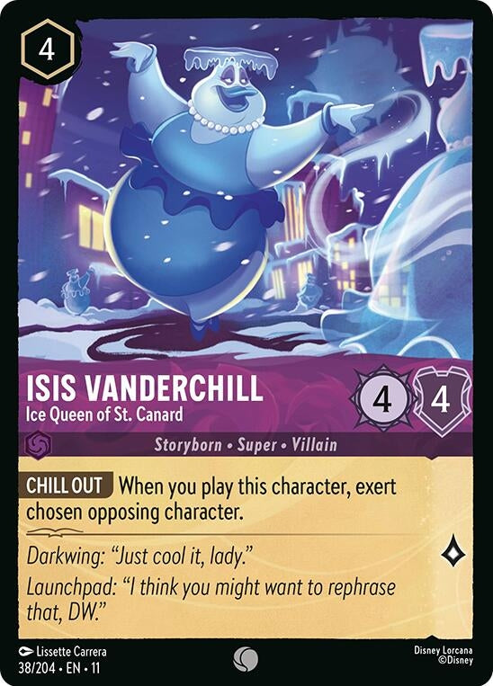 Image for Isis Vanderchill - Ice Queen of St. Canard (38/204) [Winterspell] (Cold Foil) - Disney Lorcana