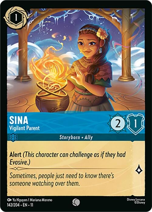 Image for Sina - Vigilant Parent (142/204) [Winterspell] - Disney Lorcana