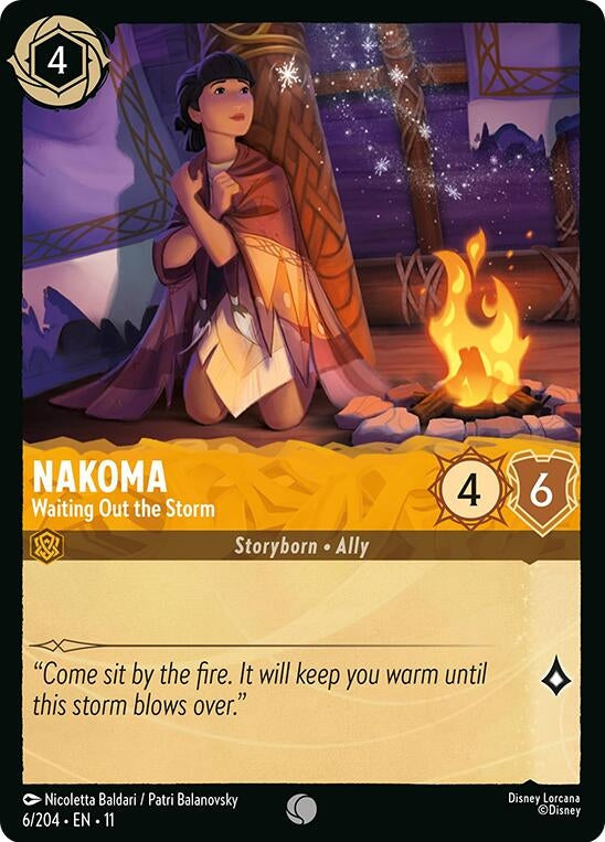 Image for Nakoma - Waiting Out the Storm (6/204) [Winterspell] (Cold Foil) - Disney Lorcana