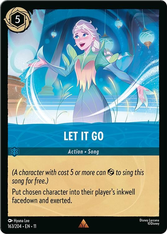Image for Let It Go (163/204) [Winterspell] (Cold Foil) - Disney Lorcana