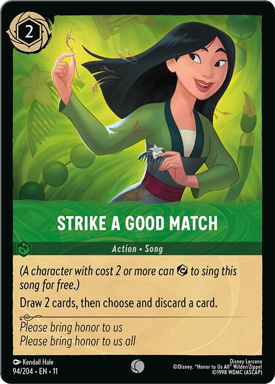 Image for Strike a Good Match (94/204) [Winterspell] - Disney Lorcana