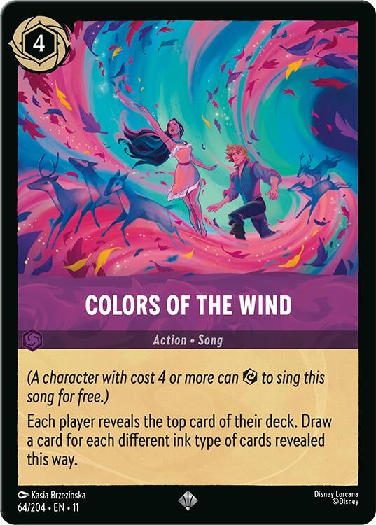 Image for Colors of the Wind (64/204) [Winterspell] (Cold Foil) - Disney Lorcana