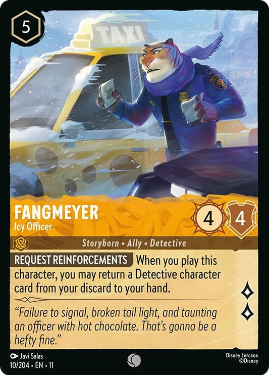 Image for Fangmeyer - Icy Officer (10/204) [Winterspell] (Cold Foil) - Disney Lorcana