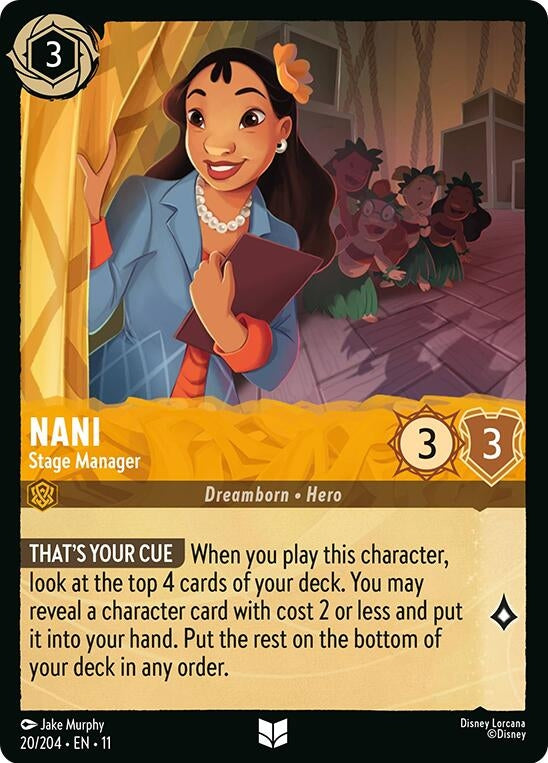Image for Nani - Stage Manager (20/204) [Winterspell] (Cold Foil) - Disney Lorcana