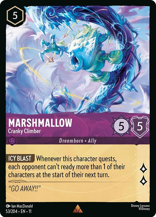 Image for Marshmallow - Cranky Climber (53/204) [Winterspell] (Cold Foil) - Disney Lorcana