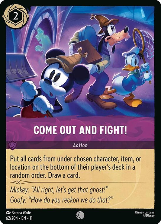 Image for Come Out and Fight! (62/204) [Winterspell] - Disney Lorcana