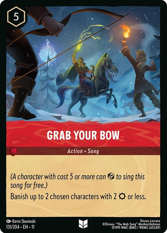 Image for Grab Your Bow (131/204) [Winterspell] (Cold Foil) - Disney Lorcana