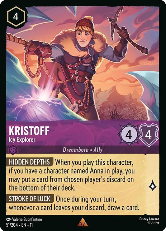 Image for Kristoff - Icy Explorer (51/204) [Winterspell] - Disney Lorcana