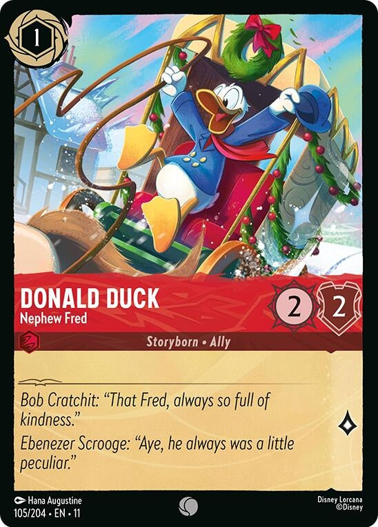 Image for Donald Duck - Nephew Fred (105/204) [Winterspell] (Cold Foil) - Disney Lorcana