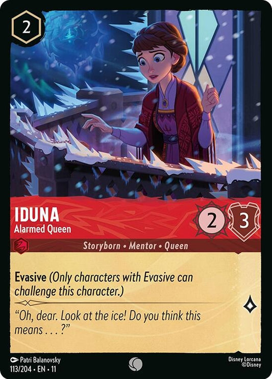 Image for Iduna - Alarmed Queen (113/204) [Winterspell] - Disney Lorcana