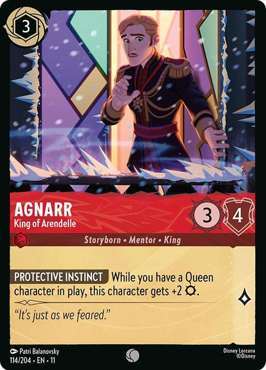 Image for Agnarr - King of Arendelle (114/204) [Winterspell] (Cold Foil) - Disney Lorcana