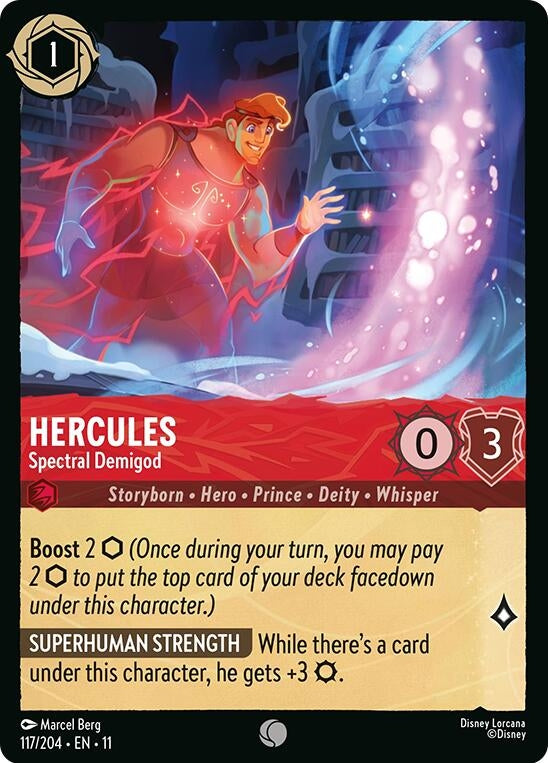 Image for Hercules - Spectral Demigod (117/204) [Winterspell] (Cold Foil) - Disney Lorcana
