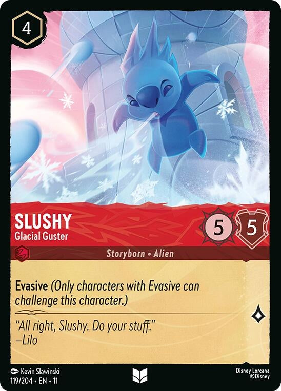 Image for Slushy - Glacial Guster (119/204) [Winterspell] (Cold Foil) - Disney Lorcana