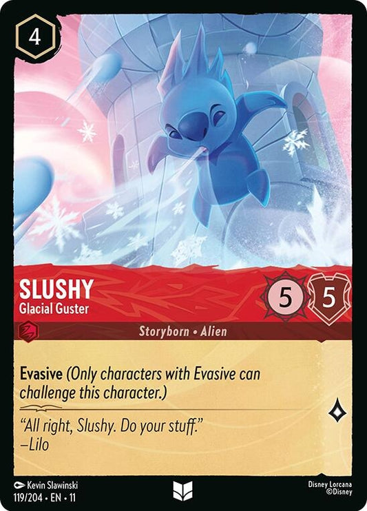 Image for Slushy - Glacial Guster (119/204) [Winterspell] (Cold Foil) - Disney Lorcana