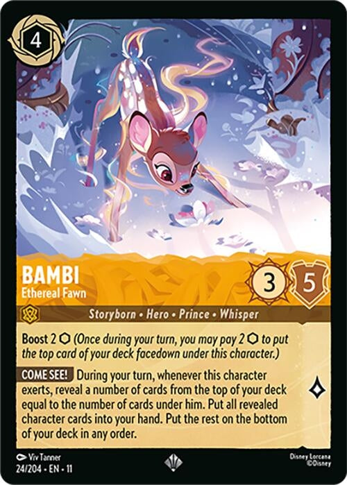 Image for Bambi - Ethereal Fawn (24/204) [Winterspell] - Disney Lorcana