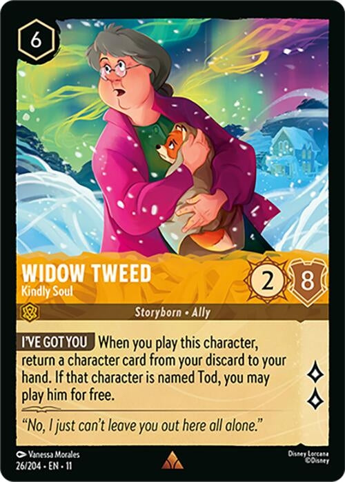 Image for Widow Tweed - Kindly Soul (26/204) [Winterspell] (Cold Foil) - Disney Lorcana