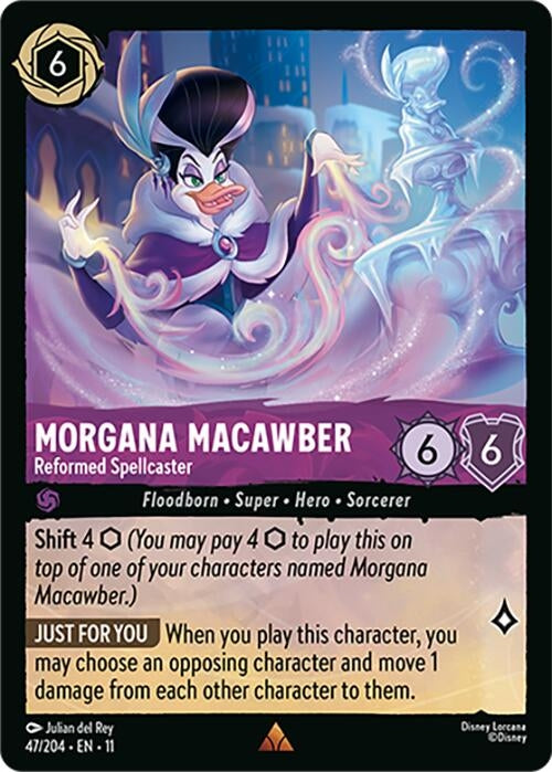 Image for Morgana Macawber - Reformed Spellcaster (47/204) [Winterspell] (Cold Foil) - Disney Lorcana