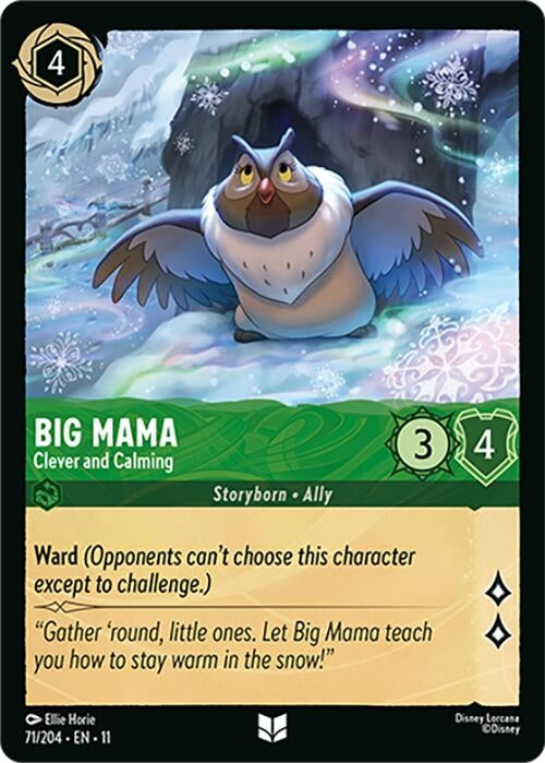 Image for Big Mama - Clever and Calming (71/204) [Winterspell] (Cold Foil) - Disney Lorcana