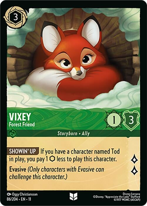 Image for Vixey - Forest Friend (86/204) [Winterspell] - Disney Lorcana