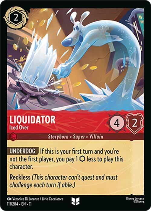 Image for Liquidator - Iced Over (111/204) [Winterspell] (Cold Foil) - Disney Lorcana