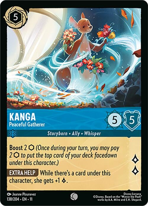 Image for Kanga - Peaceful Gatherer (138/204) [Winterspell] (Cold Foil) - Disney Lorcana