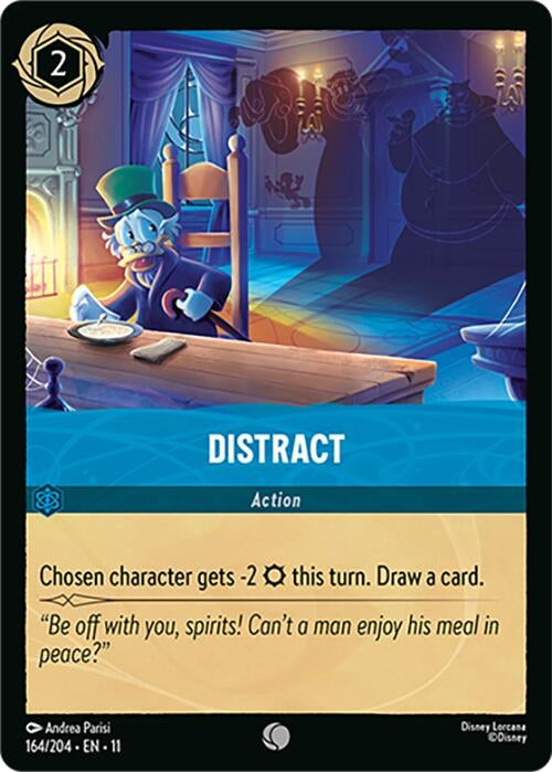 Image for Distract (164/204) [Winterspell] (Cold Foil) - Disney Lorcana